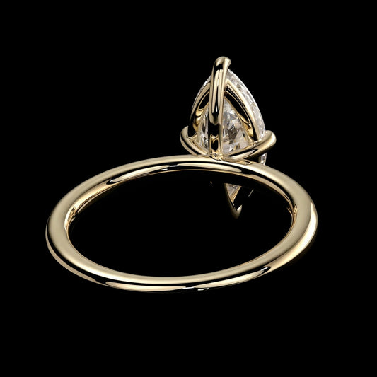 The Marquise Ring | Marquise Lab Grown Diamond Engagement Ring | D Color Bespoke Luxury