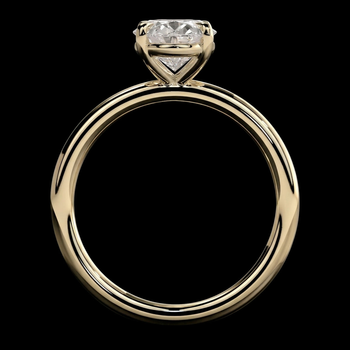 The Radiant Ring | Radiant Lab Grown Diamond Engagement Ring | D Color Bespoke Luxury