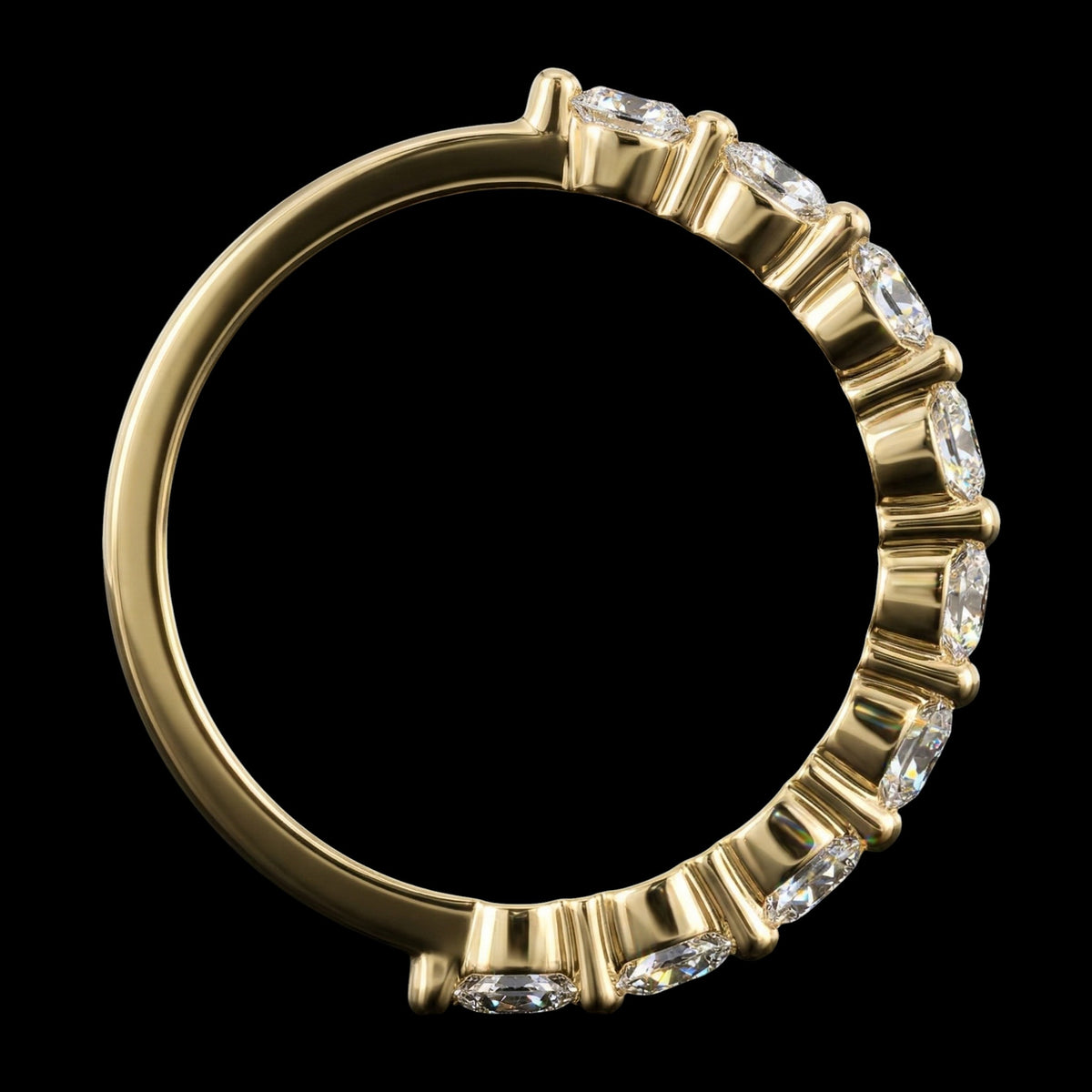 The Round Band - Luxury Diamond Wedding Band