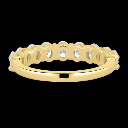 The Oval Band - Luxury Oval Diamond Wedding Band