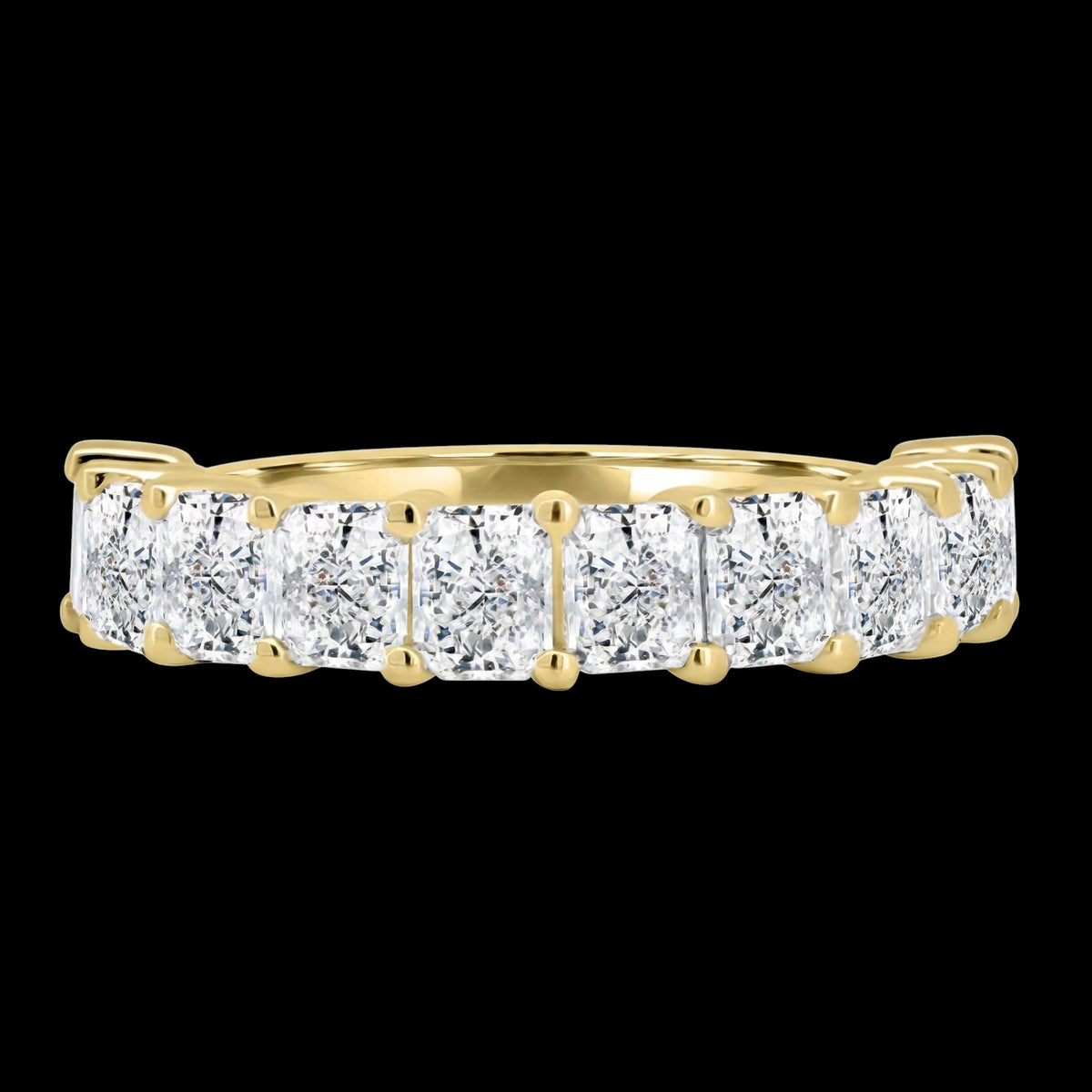 The Radiant Band - Luxury Radiant Cut Diamond Wedding Band
