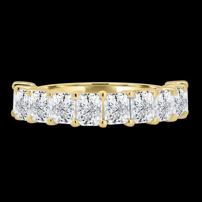The Radiant Band - Luxury Radiant Cut Diamond Wedding Band