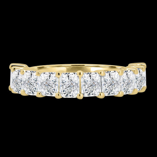 The Radiant Band - Luxury Radiant Cut Diamond Wedding Band