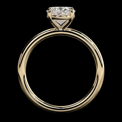 The Oval Ring | Oval Lab Grown Diamond Engagement Ring | D Color Bespoke Luxury