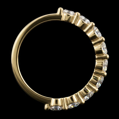 The Round Band - Luxury Diamond Wedding Band